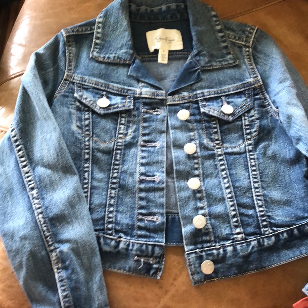 Girls denim jacket small